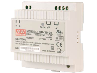 Schaltnetzteil DIN-Schienenmontage, single output 36W 24V/1,5A