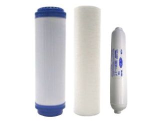 Filterset für Umkehrosmose - Anlage Chic 4 mit eingebauten Quickfittings