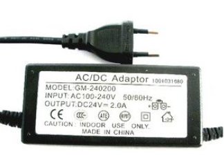 Netzteilout: 24V DC, 2Ain: 100V-240V AC