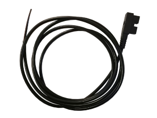 Steckaufsatz, 2m Kabel für Magnetventil, Kunststoff, 1/2 Zoll, 230 V AC