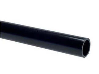 Kunststoff-Rohr PA 22mm, 1m, schwarz