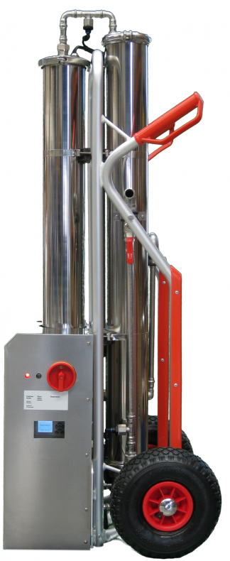 Umkehrosmoseanlage<br>Typ MobilClean 400<br>Leistung: bis zu 400 l / h
